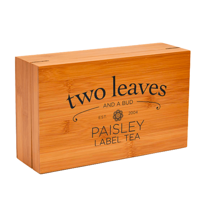 Caja de bambú - Línea Paisley
